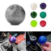 シフトノブ ギア 54mm ボール型 8色 マーブルスタイル 車 アクセサリー