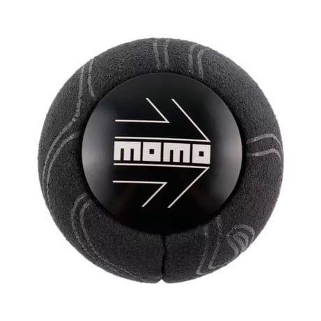 シフトノブ ギア momo 黒 赤 青 マニュアル 車 お洒落 アルミ合金 スエード