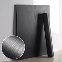 壁紙 木製デザイン 60cm×3m 黒 防水