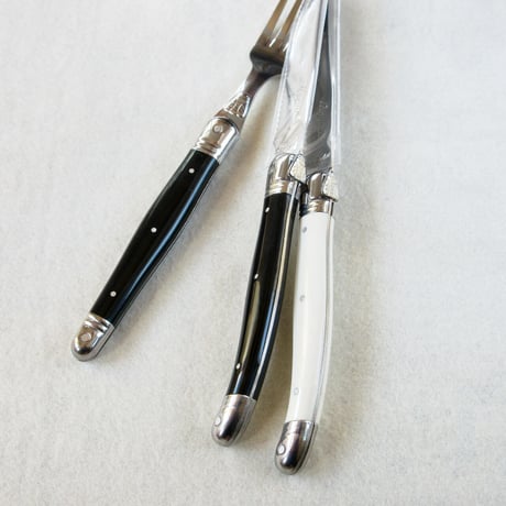 Jean Dubost Laguiole／イングリッシュナイフ（ミルク、ブラック）
