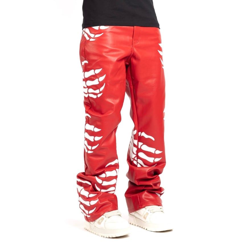 GUAPI フレアパンツ 32 最終値下げ！ レッドベルベット