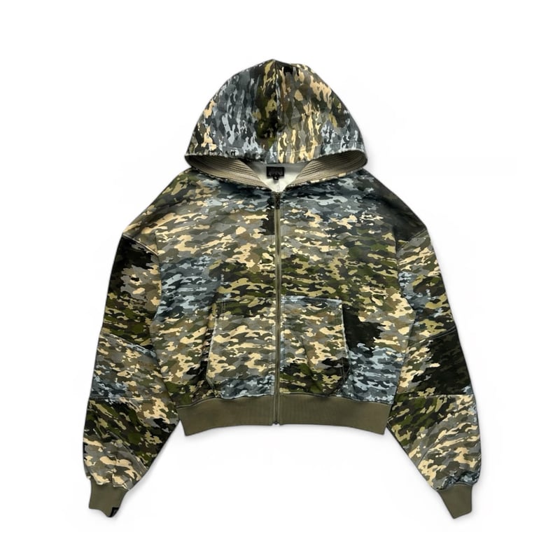 【XWORE】Mixed camo zip up hoodie Xwore | Mixed Camo Hoodie | Hoodies | Complex Shop