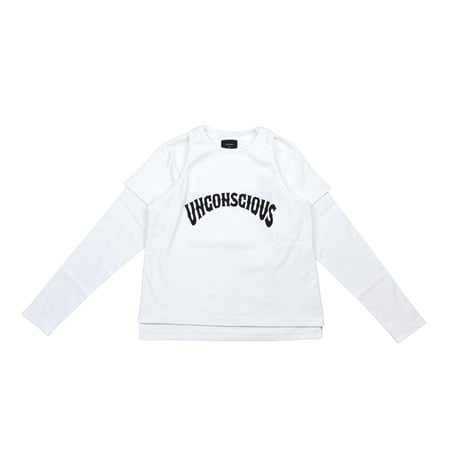 unconscious / 3-Layer Rib LS / Cloud White