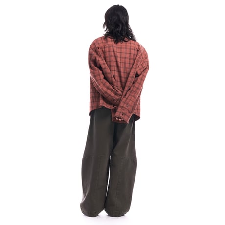 side service / GUNKO BAGGY PANTS / BROWN