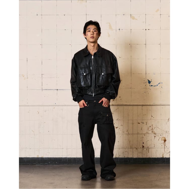 ラスト1点】FULL OF SSUN / SINCITY GRAPHIC LEATHER J