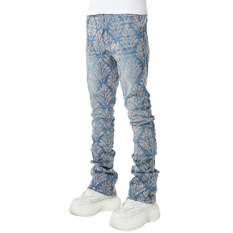 GUAPI / STEELl BLUE EMBELLISHED DENIM V2 | PLUG