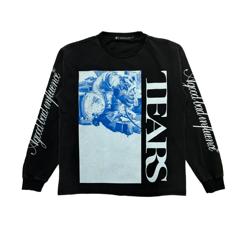 A Good Bad Influence / TEARS L/S TEE / BLACK | 
