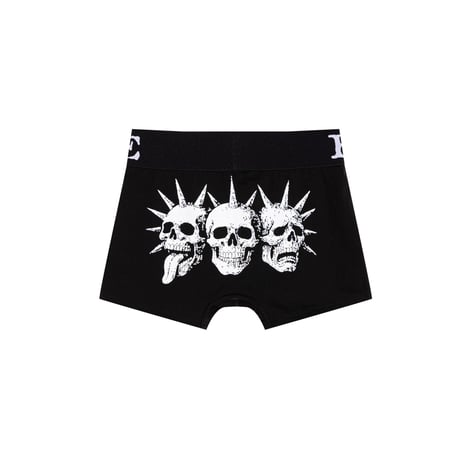 Thought We Friends / Zane Screen-Printed Boxer Briefs / BLACK