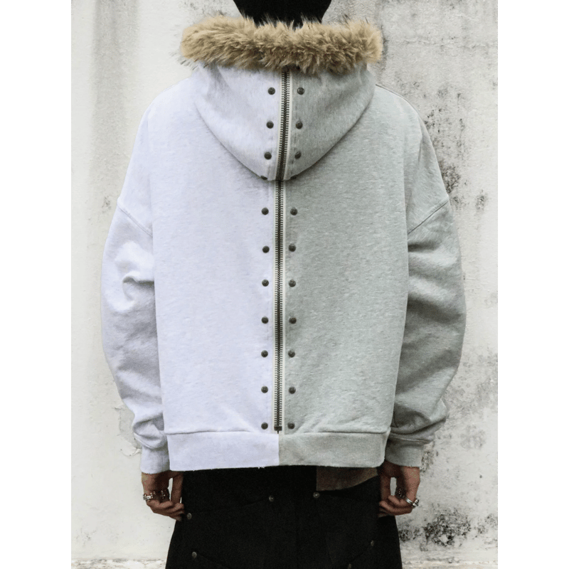 Thought We Friends / Nyra Zip-up Jacket with De