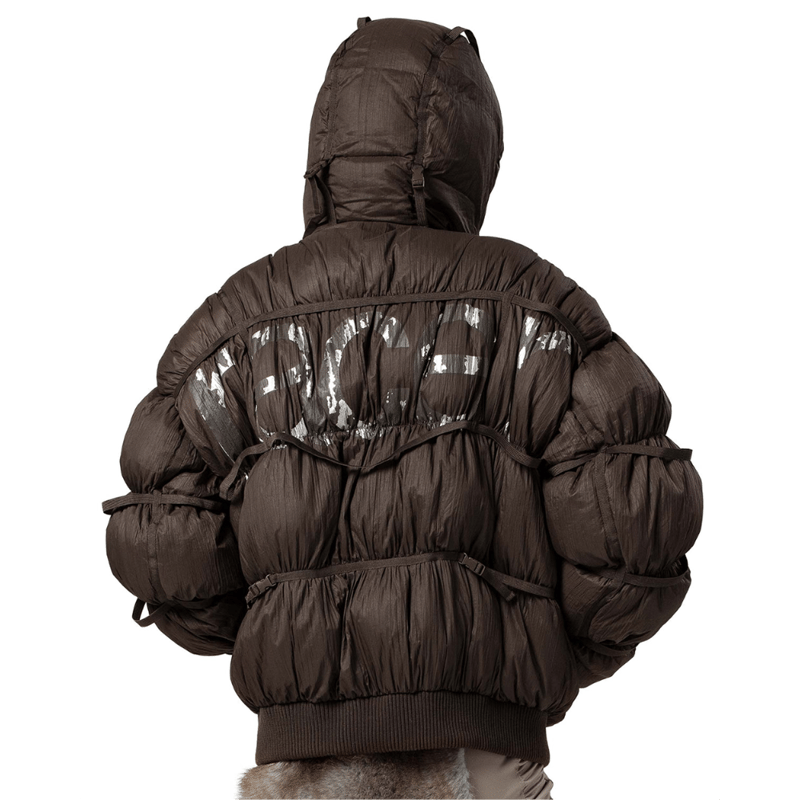 RACER WORLD WIDE / PUFFER JACKET X / BROWN | PLUG