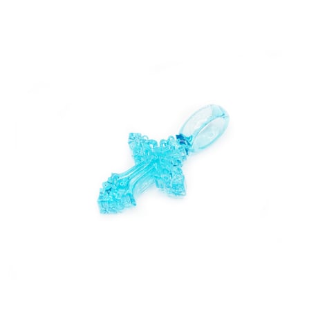 EL Jewlry / HEM CROSS PENDANT & EL CHAIN / BLUE