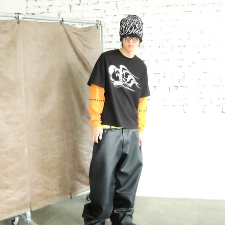 【ラスト1点】HOUSE NEVER DIES / CLOUD DOUBLE LAYERED LONG SLEEVES  / ORENGE