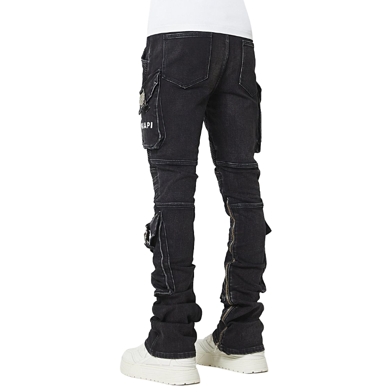 GUAPI / Vintage Black Oblivion Biker Denim | PLUG