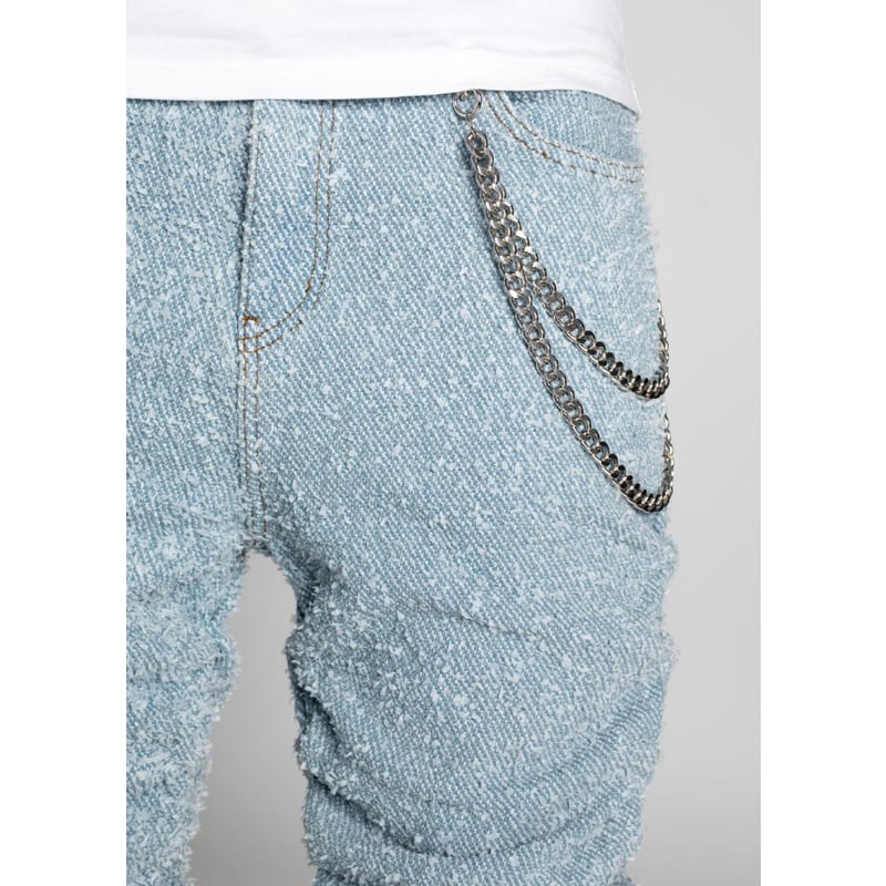 GUAPI / Sky Blue Super Stacked Denim | PLUG GUAPI / Sky Blue Super Stacked Denim | PLUG