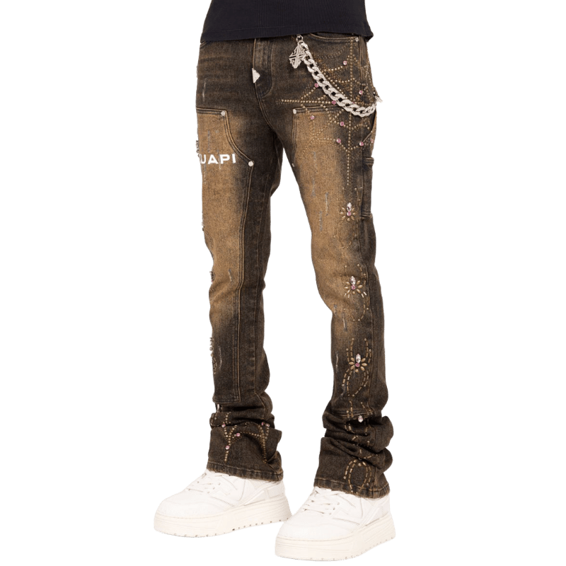 GUAPI / Vintage Brown Spider Denim | PLUG