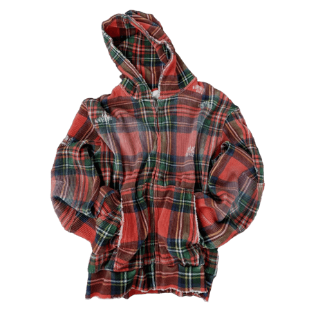 XWORE TARTAN BLUE PLAID ZIP HOODIE Mサイズ XWORE / TARTAN BLUE PLAID ZIP HOODIE | PLUG