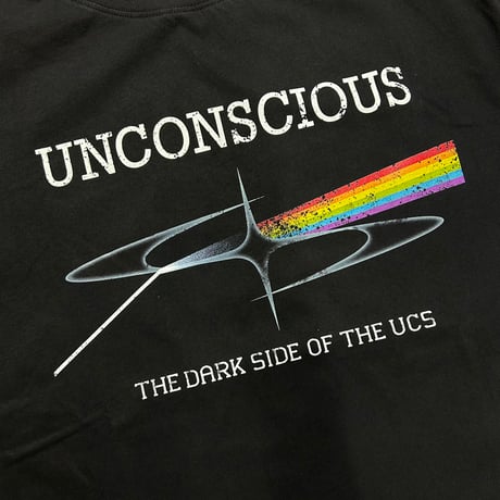 unconscious / PRISM ECLIP T-SHIRT / FADED NIGHT BLACK