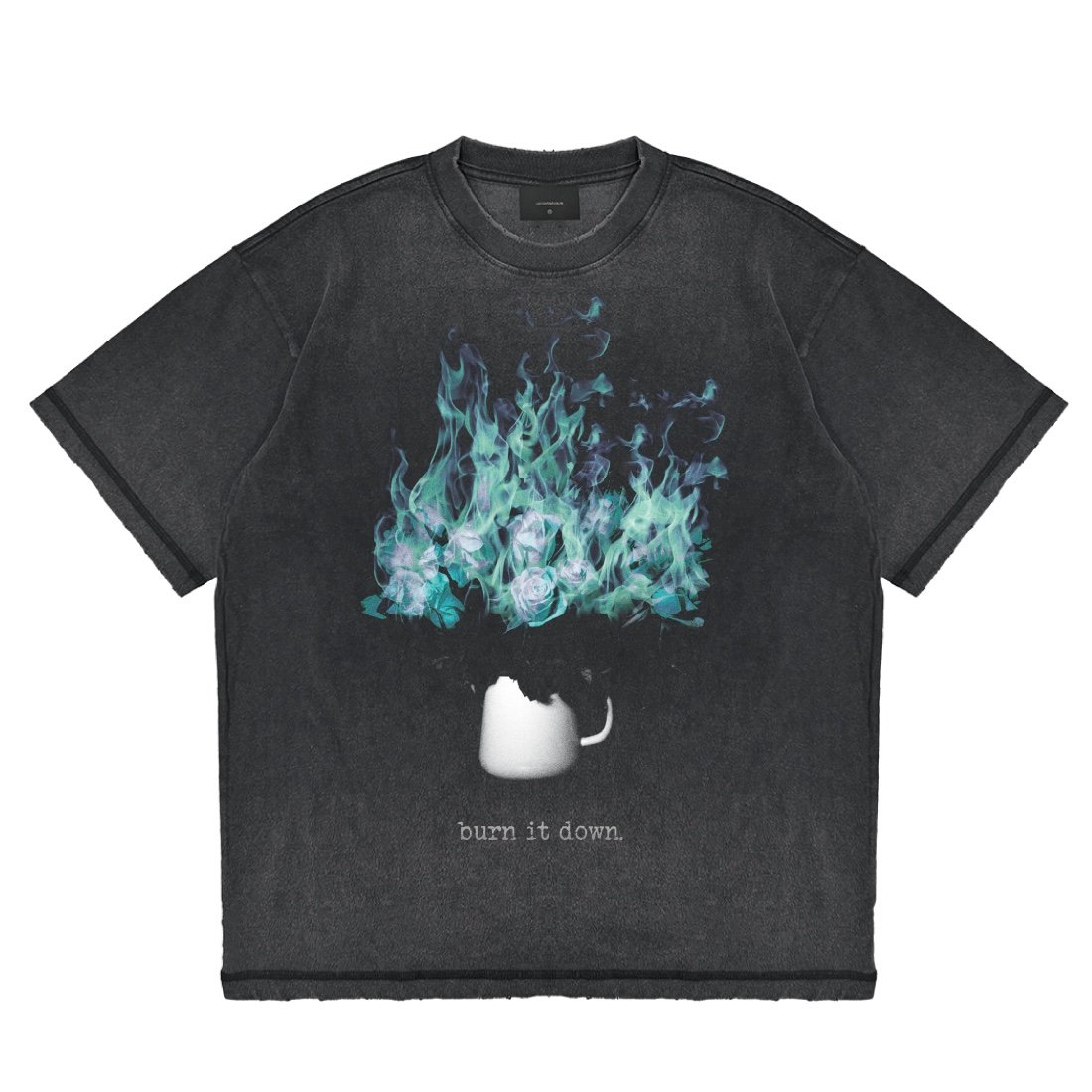 Tシャツ・カットソー NOT4NERD Burn up TShirts Black TS-074BK Burn it Down T-shirt / Ash Black | PLUG