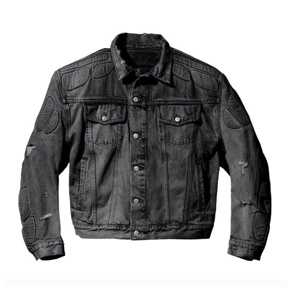 ジャケット・アウター Yeezy gap denim jacket yzy XS grey black YZY GAP ENGINEERED BY BALENCIAGA / 83 PADDED DE