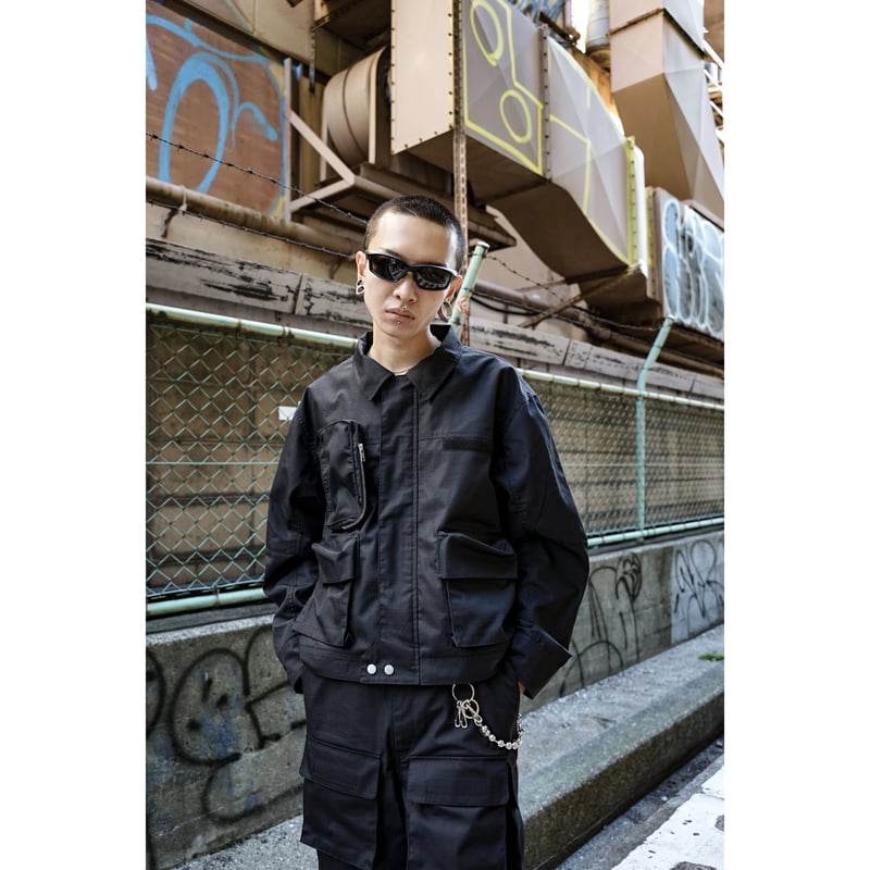 ucs BRpkt cargo jacket / Black | PLUG