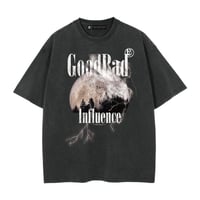 A Good Bad Influence / MIDNIGHT MOON T-SHIRT / BLACK