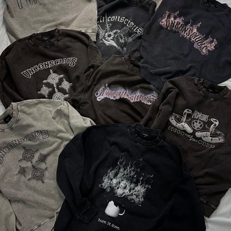 unconscious / Ashen Edge sweatshirt "Target" / Dark Gray
