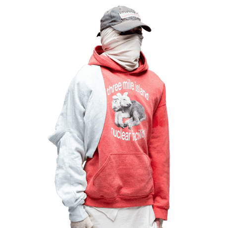 ESPRIT D'ESCALIER / BURNT GRAFT HOODIE