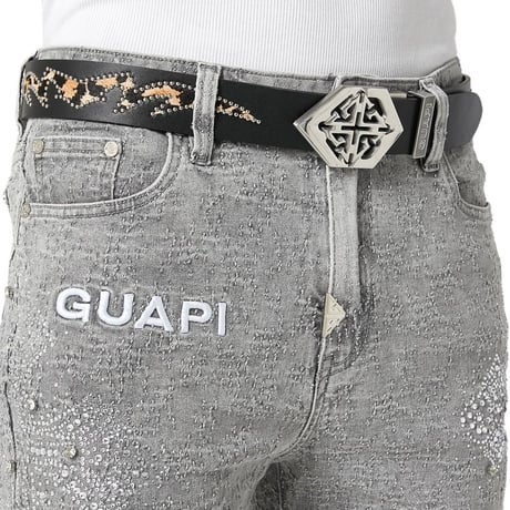 GUAPI / SILVER EMBLEM BELT