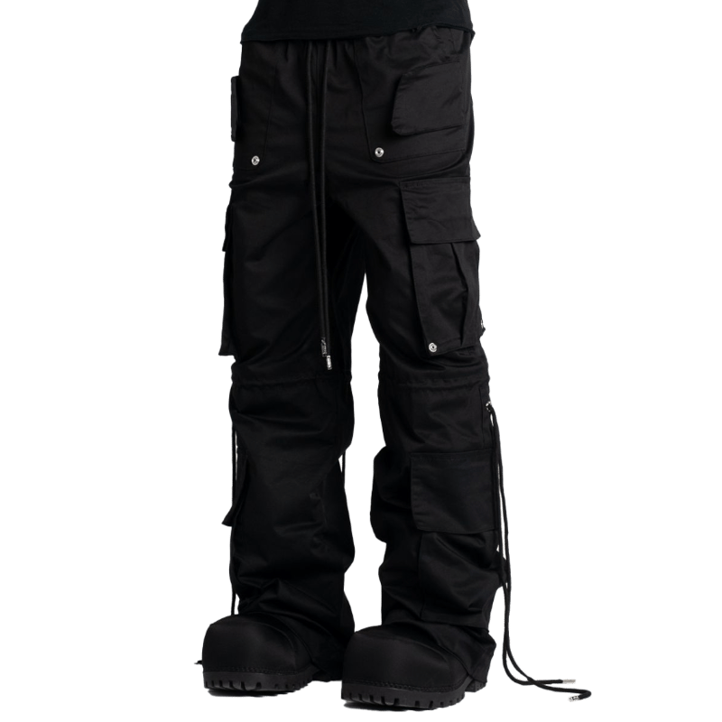 GUAPI / OBSIDIAN BLACK EXTRA BAGGY CARGO V4 | PLUG