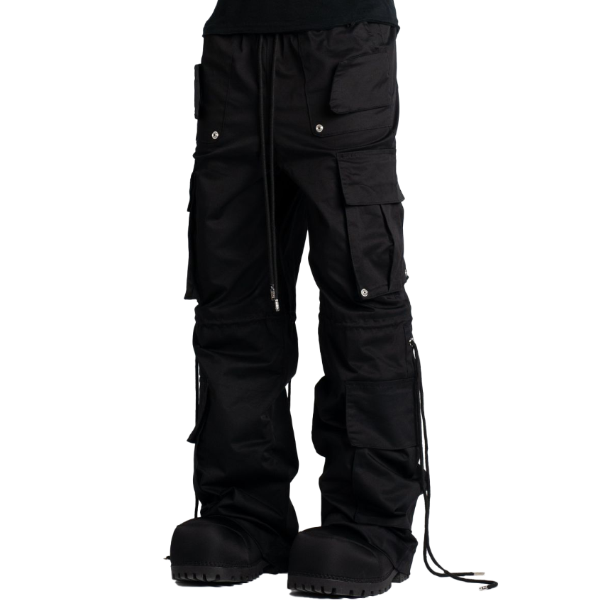 GUAPI / OBSIDIAN BLACK EXTRA BAGGY CARGO V4 | PLUG