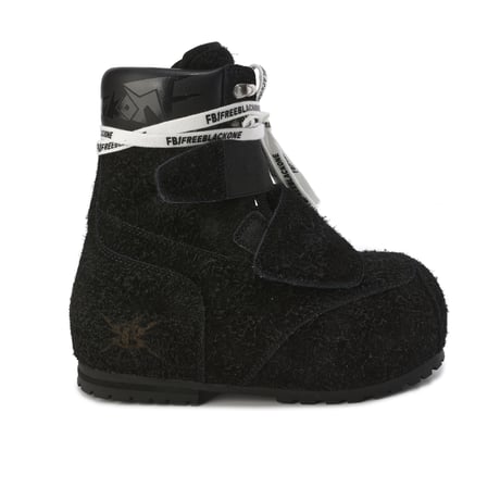 FVVO & BLACK8MOB / COWHIDE SNOW BOOTS / BLACK