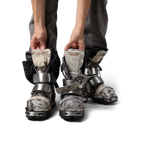 RACER WORLDWIDE×NEW ROCK / Pony Boot / MULTI