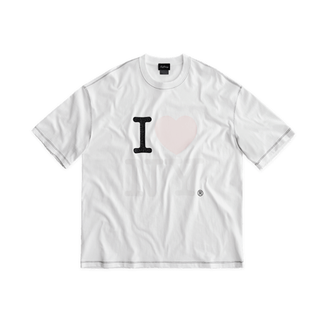 【ラスト1点】MADFRENZY / I LOVE NY T-SHIRT / WHITE