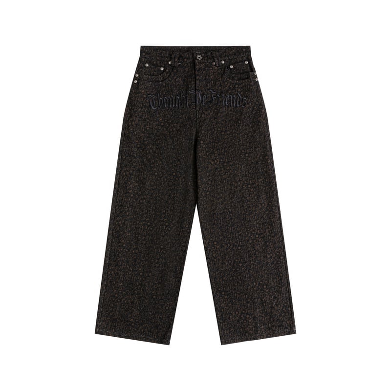 Thought We Friends / Lucius Distressed Baggy De