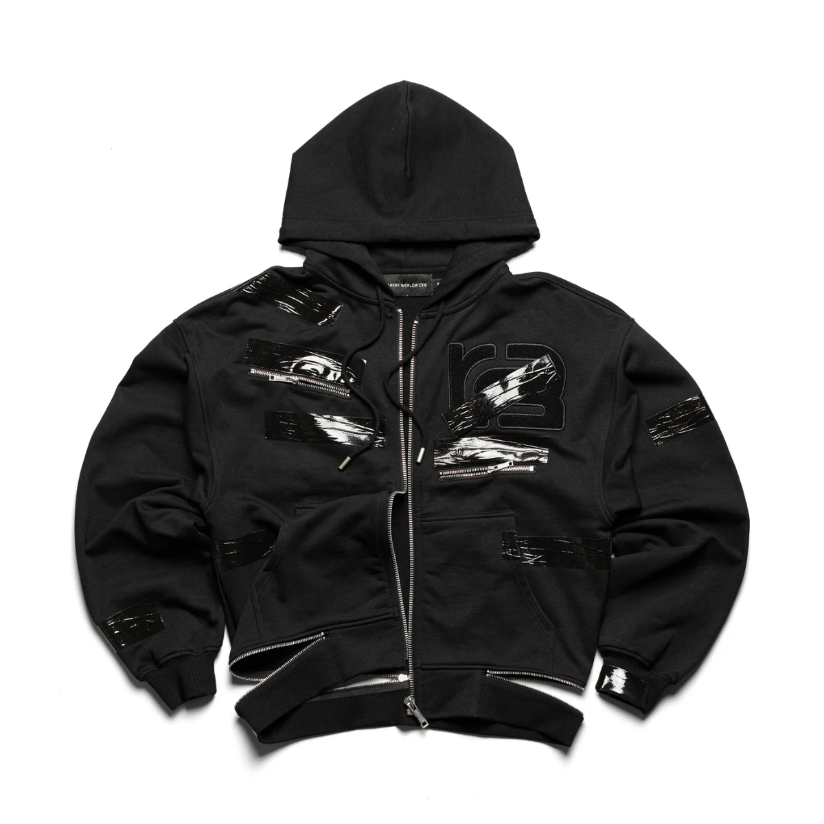 RACER WORLDWIDE×BARRAGAN / TAPE ZIPPED HOODIE