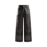 side service / MAGNETIC WOODLAND CAMO BAGGY PAN