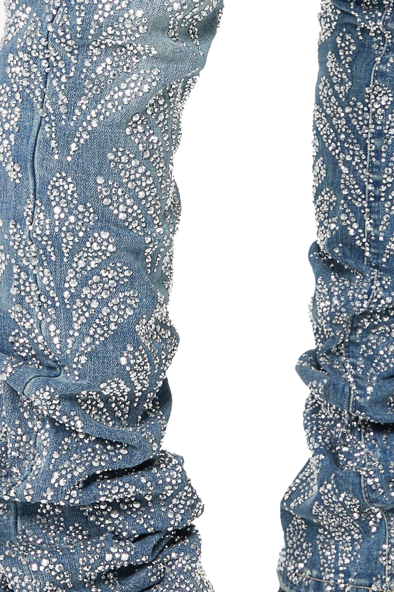 GUAPI / STEELl BLUE EMBELLISHED DENIM V2 | PLUG