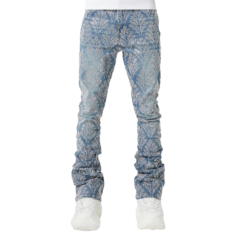 GUAPI / STEELl BLUE EMBELLISHED DENIM V2 | PLUG