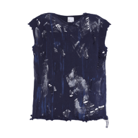 EMOTIONAL WORLD / DISTRESSED KNIT VEST