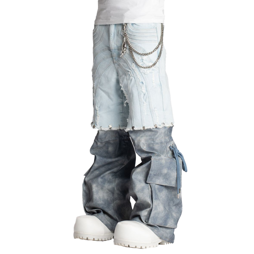 GUAPI / AQUA CONVERTIBLE BLUE DENIM | PLUG