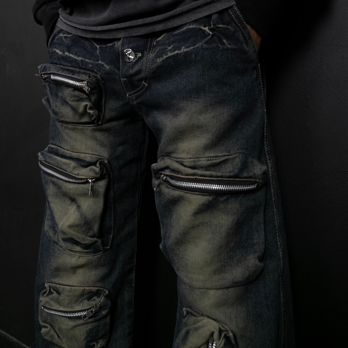 パンツ KRAFT WORK / BK FLARED CARGO / WHITE 30 パンツ KRAFT WORK / BK FLARED CARGO / WHITE 30 KRAFTWORK