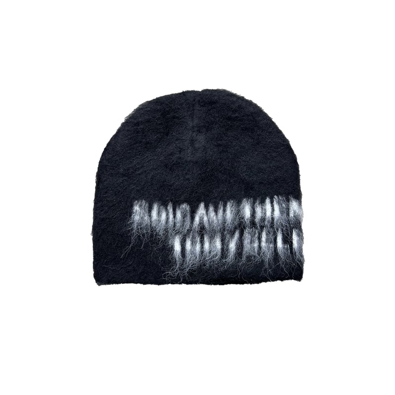 VALABASAS / ZINNIA MOHAIR BEENIE /BLACK | PLUG
