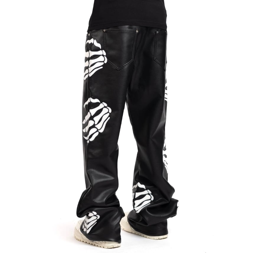 パンツ GUAPI Cream Hell Dragger Leather Pants GUAPI / CREAM HELL DRAGGER LEATHER PANT | PLUG