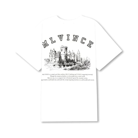 MLVINCE / ARCHITECTURE S/S TEE / WHITE