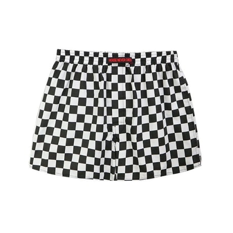 HOUSE NEVER DIES / CHECKERBOARD BOXER PANTS / MULTI