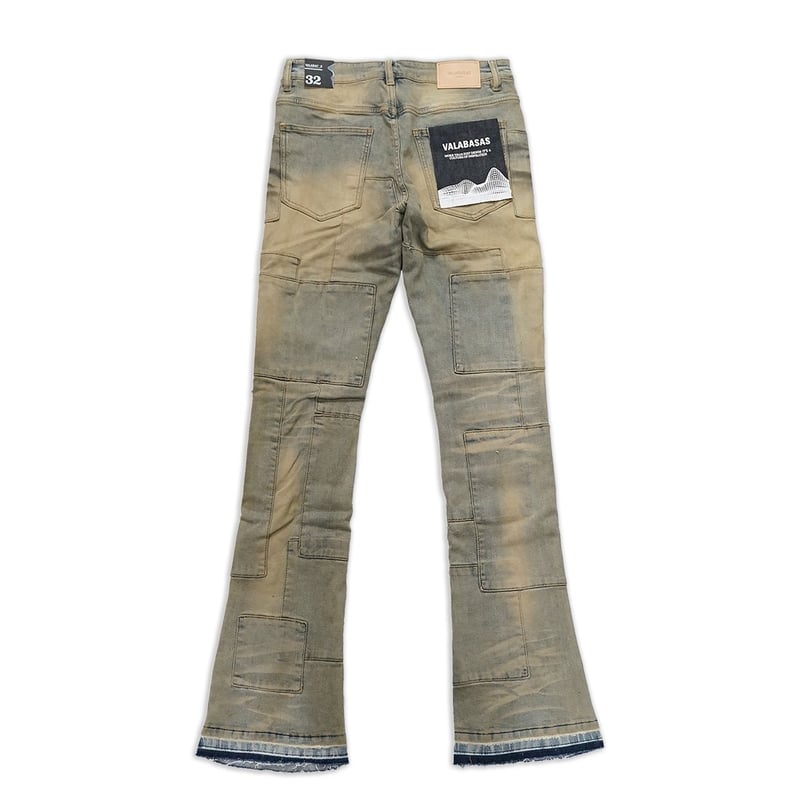 VALABASAS GRIT DENIM STACKED スタックドパンツ