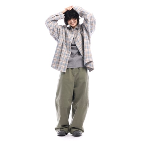 side service / GUNKO BAGGY PANTS / KHAKI