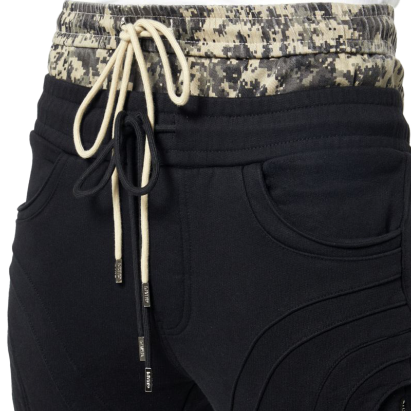 【GUAPI】オブシディアンブラックスウェットショーツV2 関送込 GUAPI / OBSIDIAN BLACK PREMIUM SWEAT PANTS | PLUG