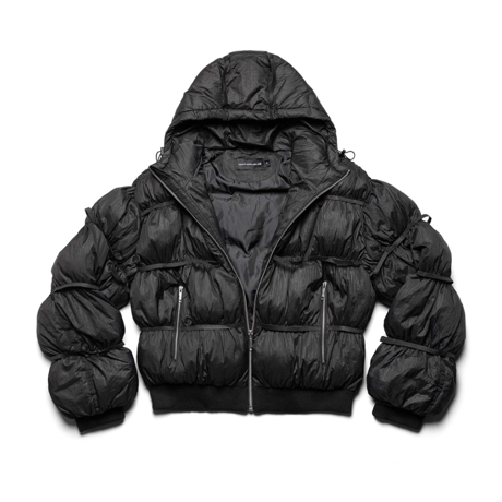 【ラスト1点】RACER WORLD WIDE / PUFFER JACKET X / BLACK