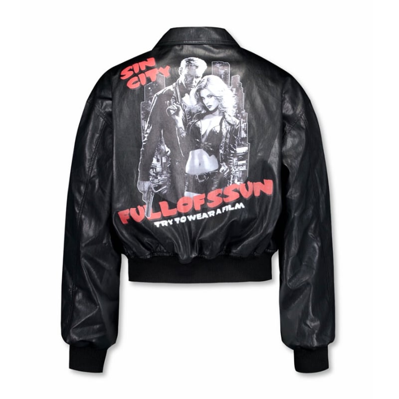 ラスト1点】FULL OF SSUN / SINCITY GRAPHIC LEATHER J